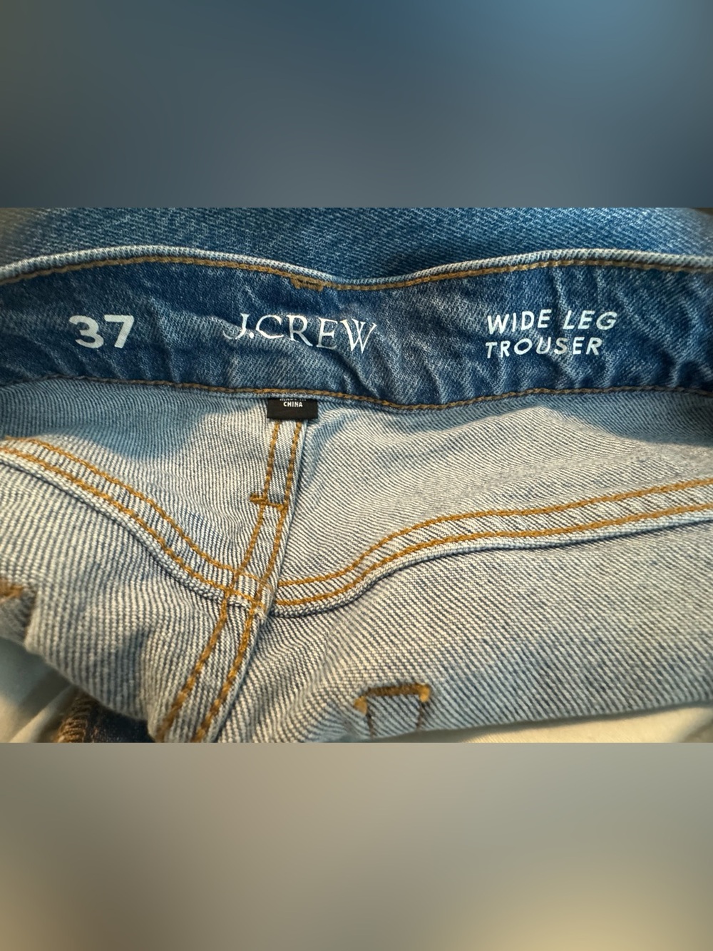 JCrew Classic High-Waist Wide-Leg Women's Jeans - Light Blue - Picture 7 of 10